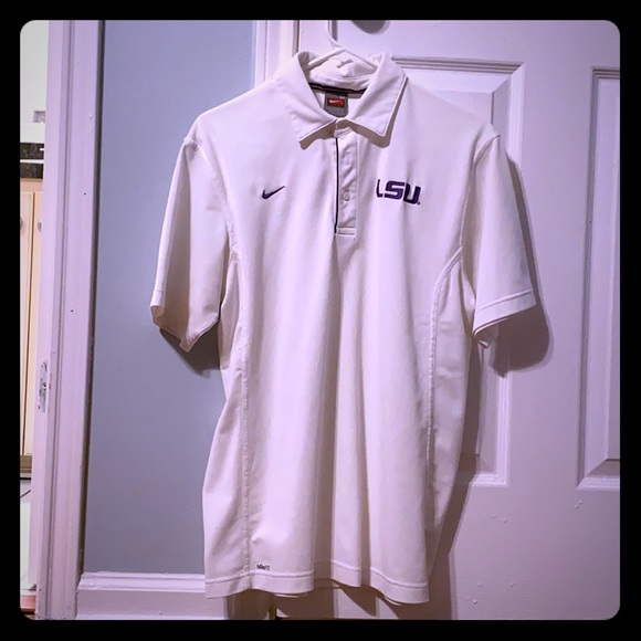 lsu nike polo